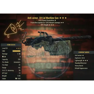 AAE50 .50 CAL MACHINE GUN