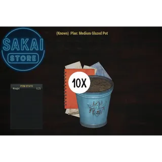 10 PLAN | MEDIUM GLAZED POT