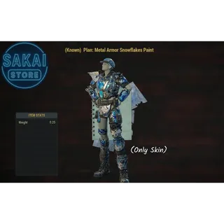 PLAN | METAL ARMOR SNOWFLAKES PAINT