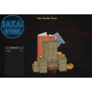 PLAN | HAY BALE THRONE