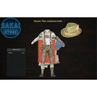 PLAN | LEDERHOSEN OUTFIT SET