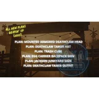 ALL GEARIN' UP PLANS (2025)