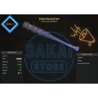 WEAPON | RARE INDIGO BASEBALL BAT