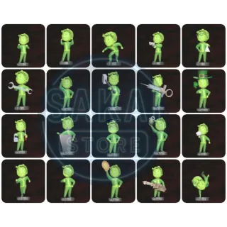 GLOWING BOBBLEHEAD SET