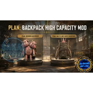 PLAN | BACKPACK HIGH CAPACITY MOD + SKIN