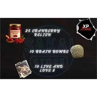 CRANBERRY RELISH + BRAIN BOMBS + LIVE AND LOVE 8