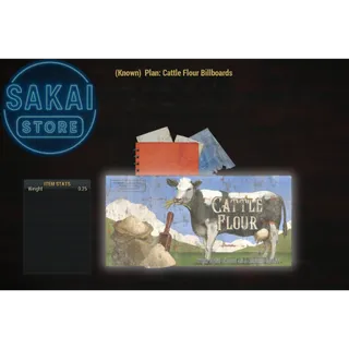 PLAN | CATTLE FLOUR BILLBOARDS