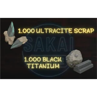 ULTRACITE SCRAP & BLACK TITANIUM