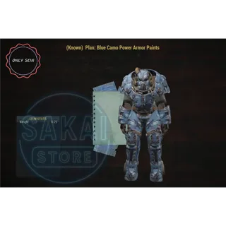 PLAN | BLUE CAMO POWER ARMOR PAINTS