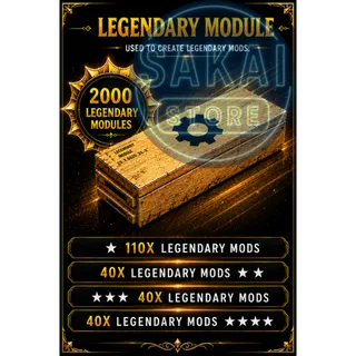2000 LEGENDARY MODULES  