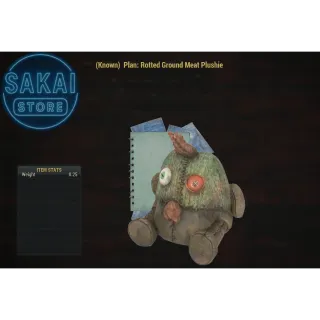 PLAN | ROTTED GROUND MEAT PLUSHIE