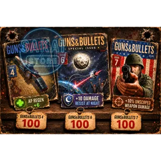 GUNS AND BULLETS BUNDLE