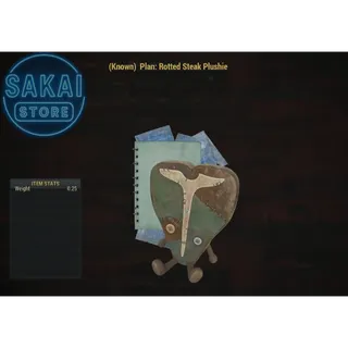 PLAN | ROTTED STEAK PLUSHIE