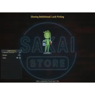 GLOWING BOBBLEHEAD LOCK PICKING