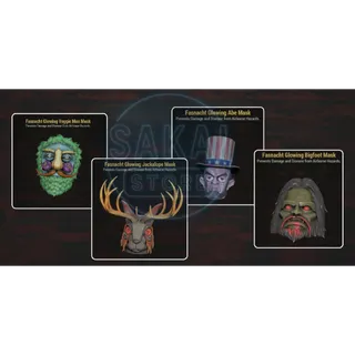 ALL NEW FASNACHT  GLOWING MASK BUNDLE (FEBRUARY/2025)