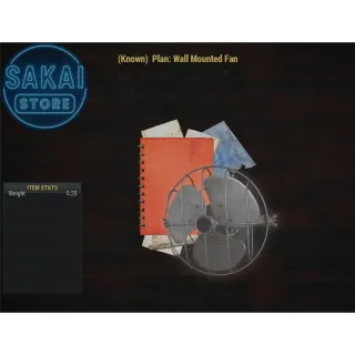 PLAN | WALL MOUNTED FAN