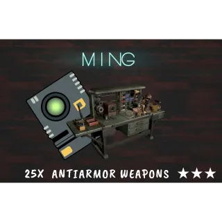 25X ANTI ARMOR WEAPONS