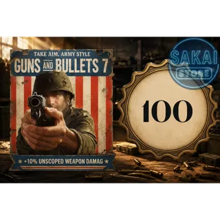 100 GUNS AND BULLETS 7