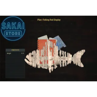 PLAN | FISHING ROD DISPLAY