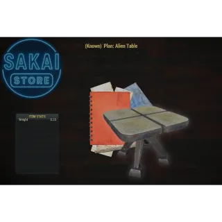 PLAN | ALIEN TABLE