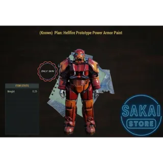PLAN | HELLFIRE PROTOTYPE POWER ARMOR PAINT