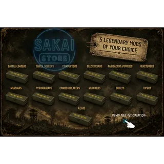 5 LEGENDARY MODS