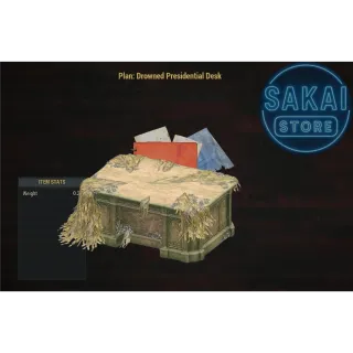 PLAN | DROWNED PRESIDENTIAL DESK