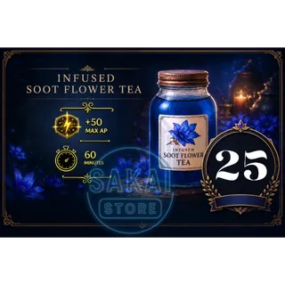25 INFUSED SOOT FLOWER TEA