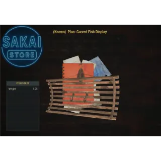 PLAN | CURVED FISH DISPLAY