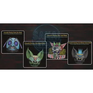 ALL NEW FASNACHT GLOWING MASK BUNDLE (FEBRUARY/2024)