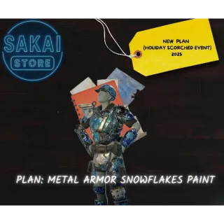 PLAN | METAL ARMOR SNOWFLAKES PAINT