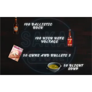 BALLISTIC BOCK + HEFE VOLTAGE + GUNS AND BULLETS 3 + BLIGHT SOUP