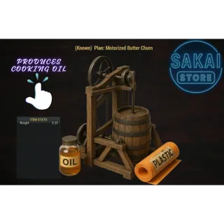 PLAN | MOTORIZED BUTTER CHURN