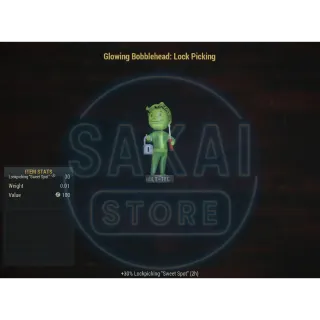 GLOWING BOBBLEHEAD LOCK PICKING