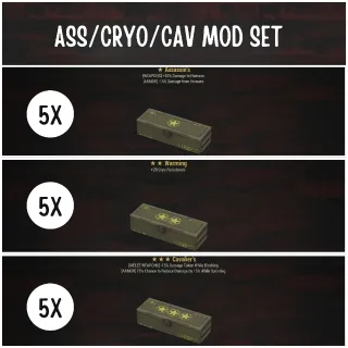 ASS CRYO CAV MODS