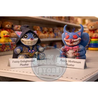FUZZY ENLIGHTENED & MOTHMAN PLUSHIE BUNDLE