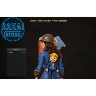 PLAN | VAULT BOY PLUSHIE BACKPACK