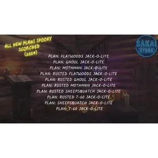 ALL NEW PLANS SPOOKY SCORCHED (2024)