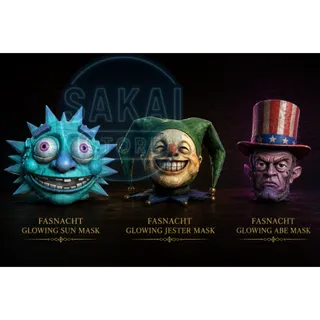 FASNACHT GLOWING MAKS BUNDLE