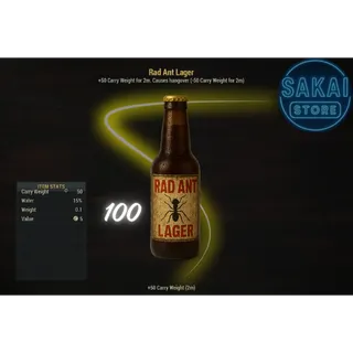 100 RAD ANT LAGER