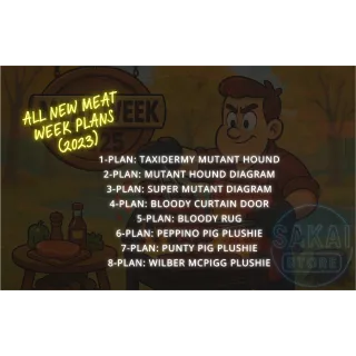 ALL NEW MEAT WEEK PLANS BUNDLE (2023)