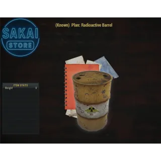 PLAN | RADIOACTIVE BARREL