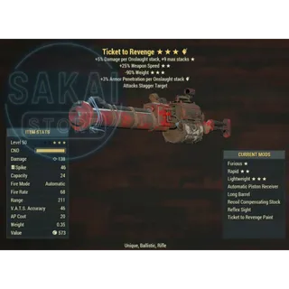 TICKET TO REVENGE