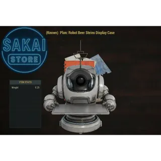 PLAN | ROBOT BEER STEINS DISPLAY CASE