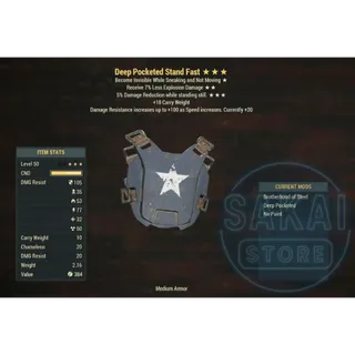 STURDY STAND FAST ARMOR 