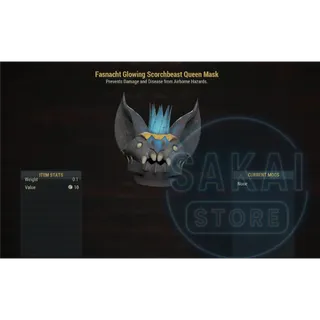 FASNACHT GLOWING SCORCHBEAST QUEEN MASK