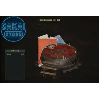 PLAN | CAULDRON HOT TUB