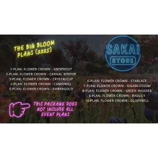 FLOWER CROWN PLANS BUNDLE