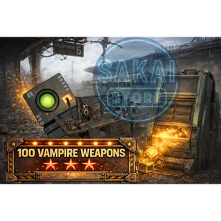 100X VAMPIRE WEAPONS