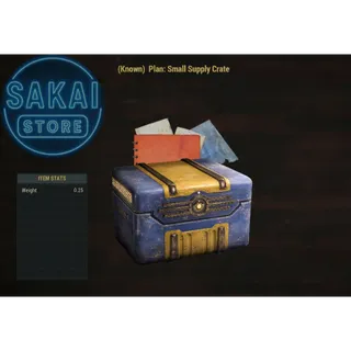 PLAN | SMALL SUPPLY CRATE